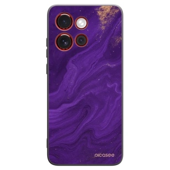 Picasee Μαύρη θήκη σιλικόνης για Motorola Edge 60 Neo 5G - Purple