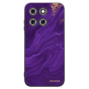 Picasee Μαύρη θήκη σιλικόνης για Motorola Moto G77 - Purple
