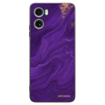 Picasee Μαύρη θήκη σιλικόνης για Motorola Moto G06 - Purple