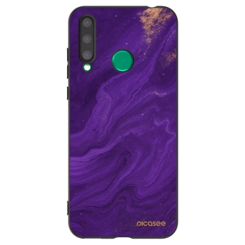 Picasee Μαύρη θήκη σιλικόνης για Honor 20 Lite - Purple