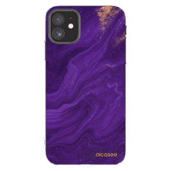Picasee διαφανής θήκη σιλικόνης Apple iPhone 11 - Purple