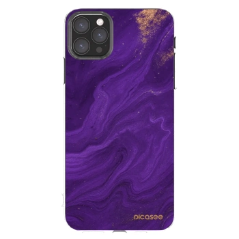 Picasee διαφανής θήκη σιλικόνης Apple iPhone 11 Pro Max - Purple