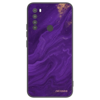 Picasee Μαύρη θήκη σιλικόνης για Xiaomi Redmi Note 8 - Purple