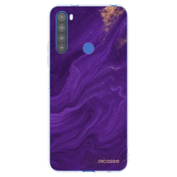 Picasee διαφανής θήκη σιλικόνης Xiaomi Redmi Note 8T - Purple