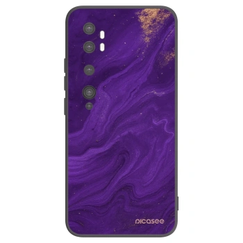 Picasee Μαύρη θήκη σιλικόνης για Xiaomi Mi Note 10 (Pro) - Purple