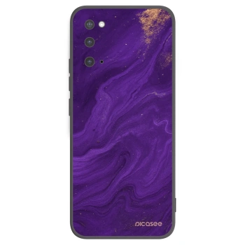Picasee Μαύρη θήκη σιλικόνης για Samsung Galaxy S20 G980F - Purple