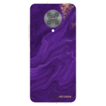 Picasee διαφανής θήκη σιλικόνης Xiaomi Poco F2 Pro - Purple