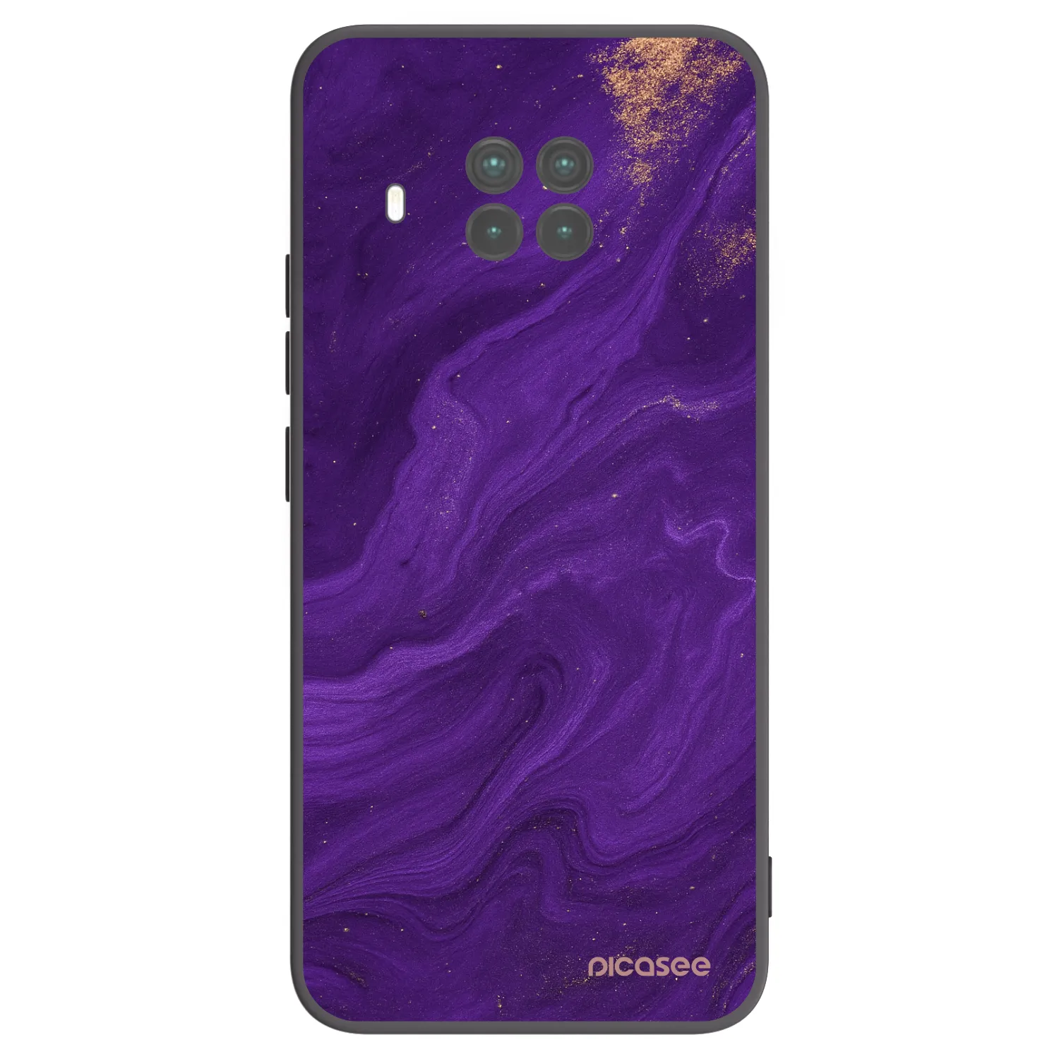 Picasee Μαύρη θήκη σιλικόνης για Xiaomi Mi 10T Lite - Purple