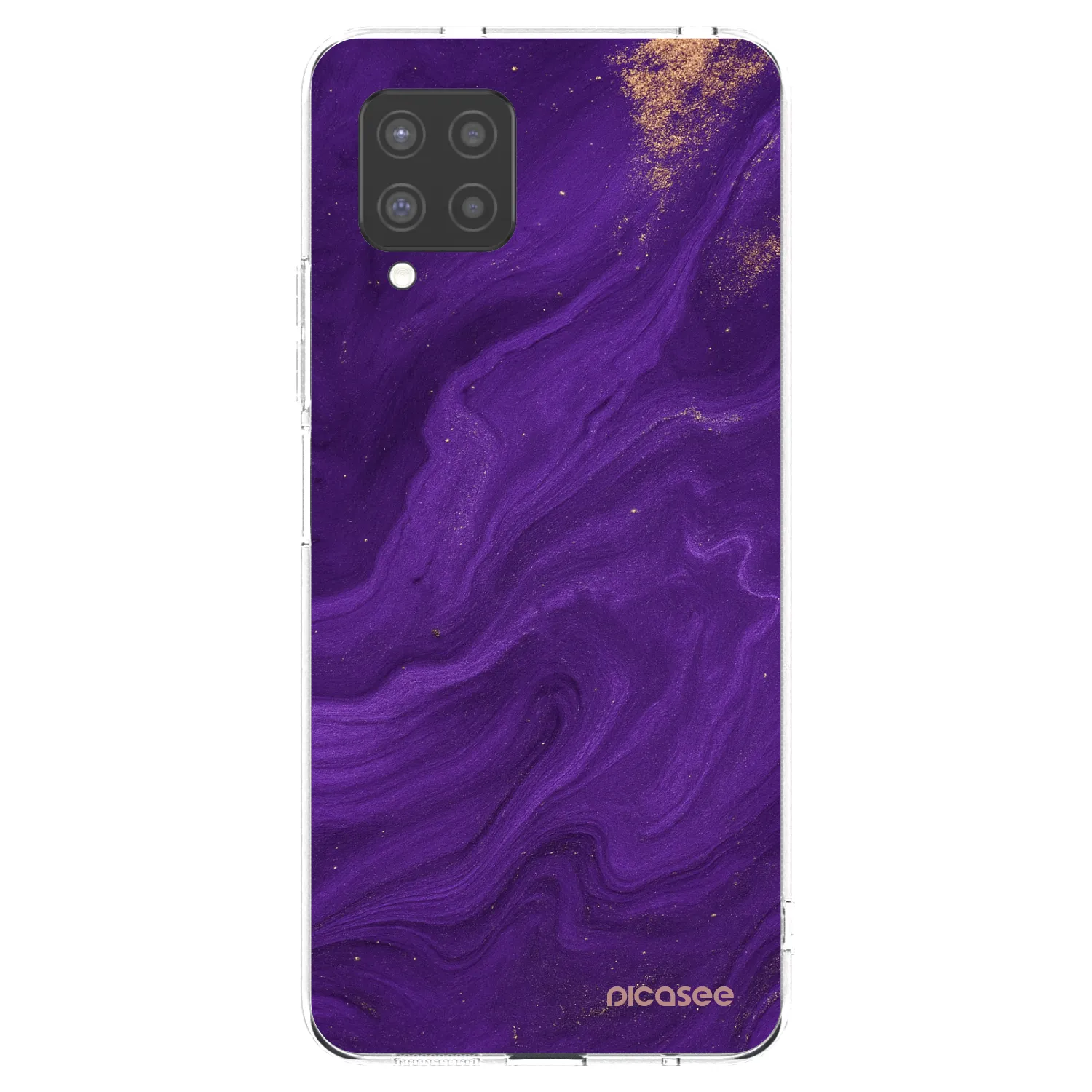 Picasee διαφανής θήκη σιλικόνης Samsung Galaxy A42 A426B - Purple