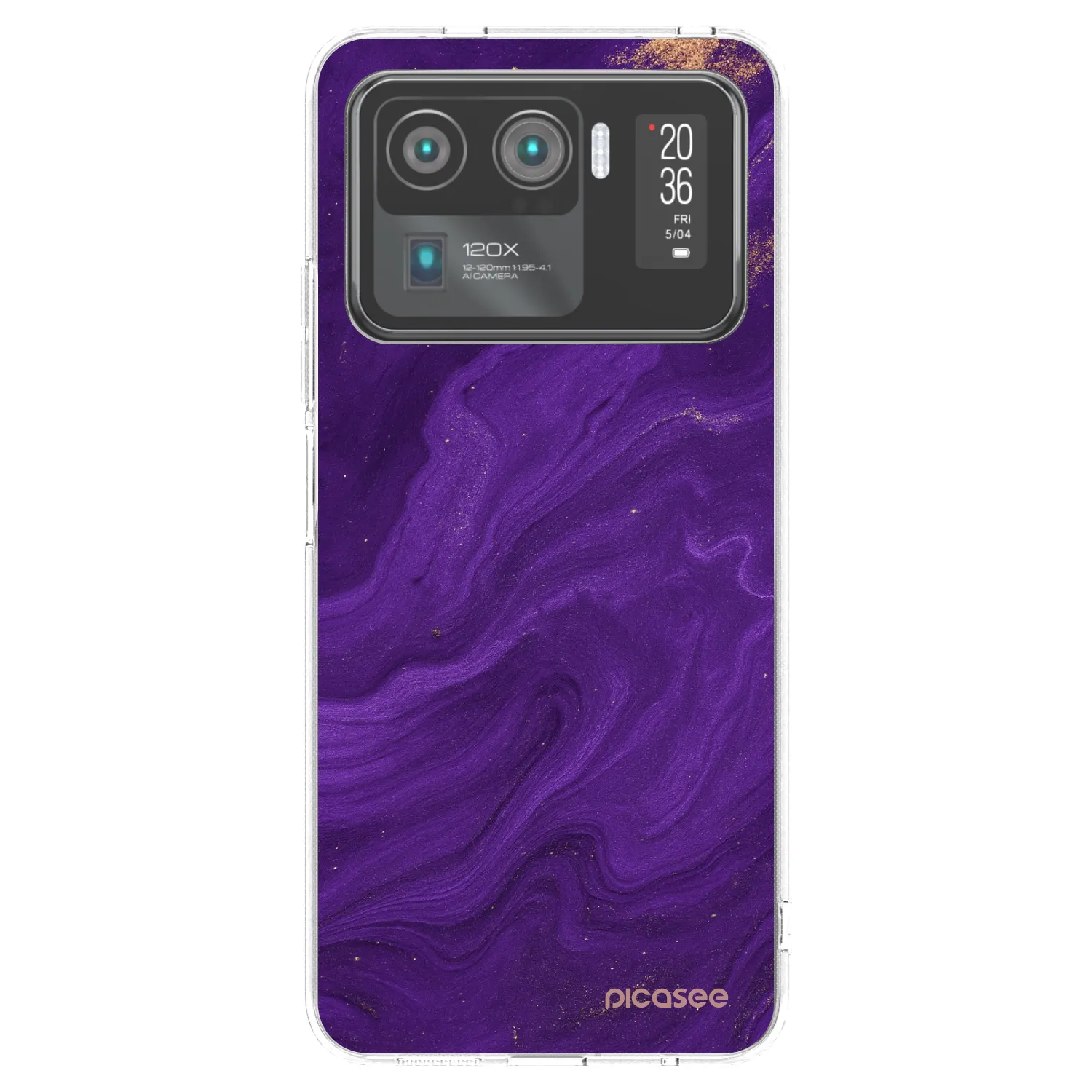 Picasee διαφανής θήκη σιλικόνης Xiaomi Mi 11 Ultra - Purple