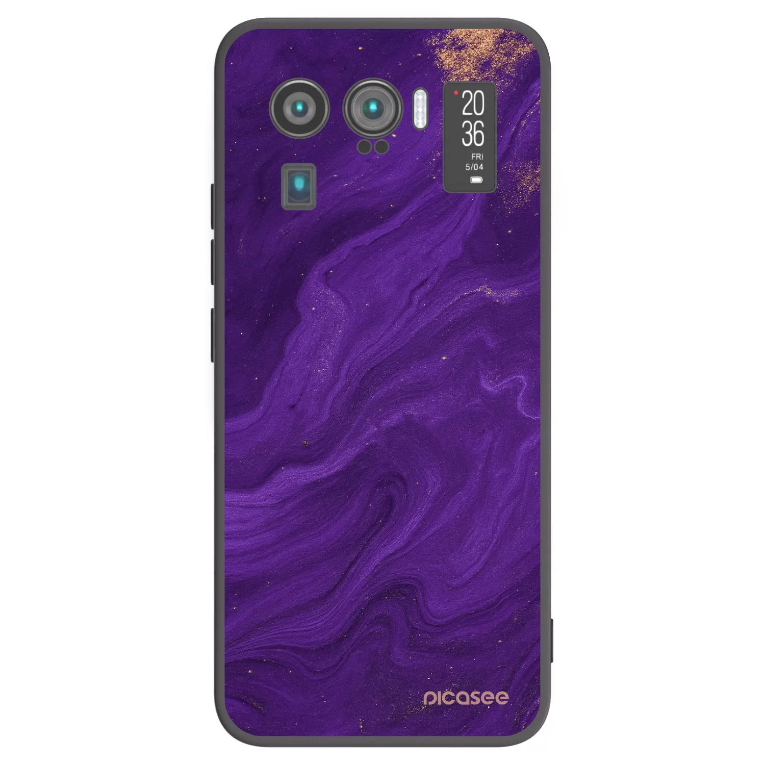 Picasee Μαύρη θήκη σιλικόνης για Xiaomi Mi 11 Ultra - Purple