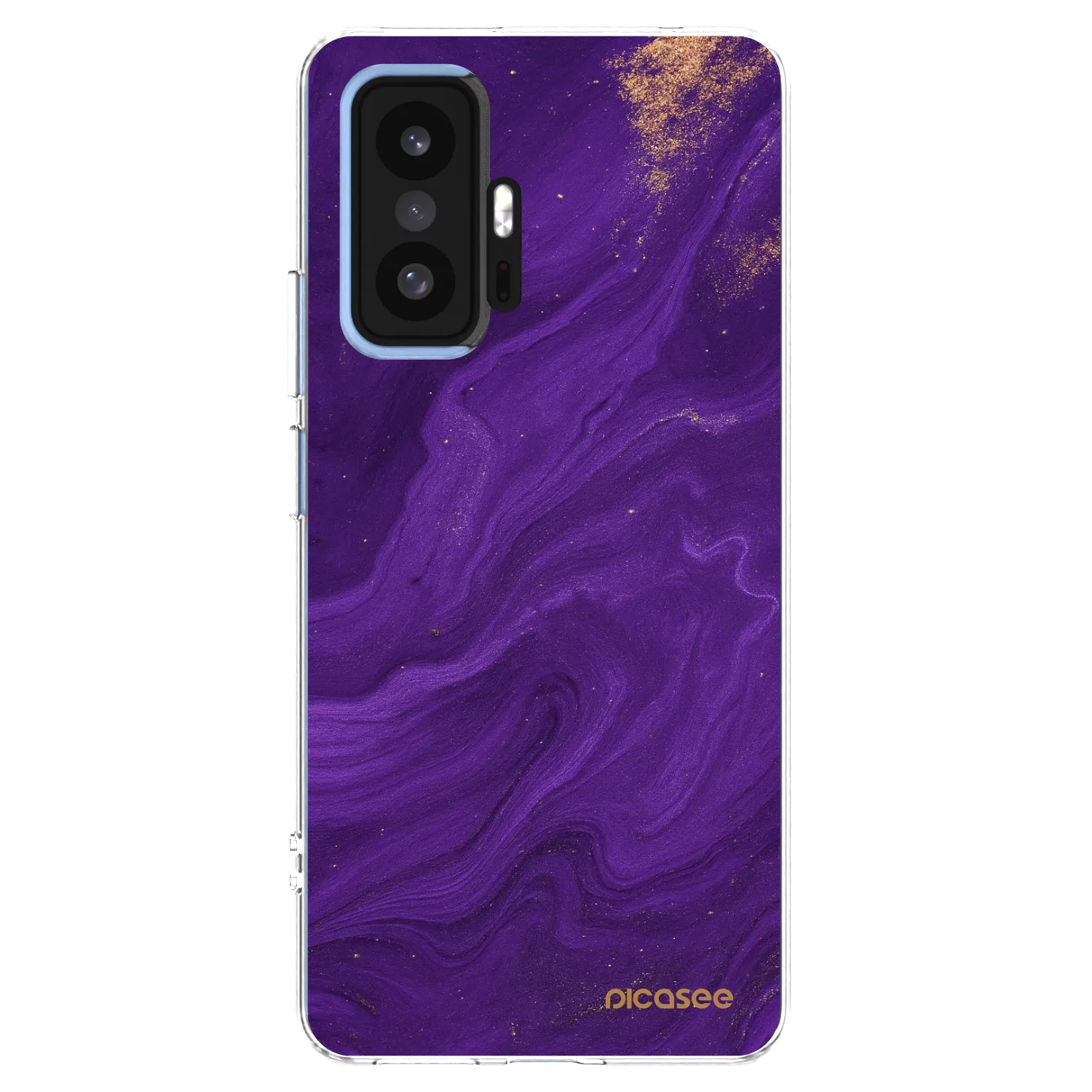 Picasee διαφανής θήκη σιλικόνης Xiaomi 11T - Purple