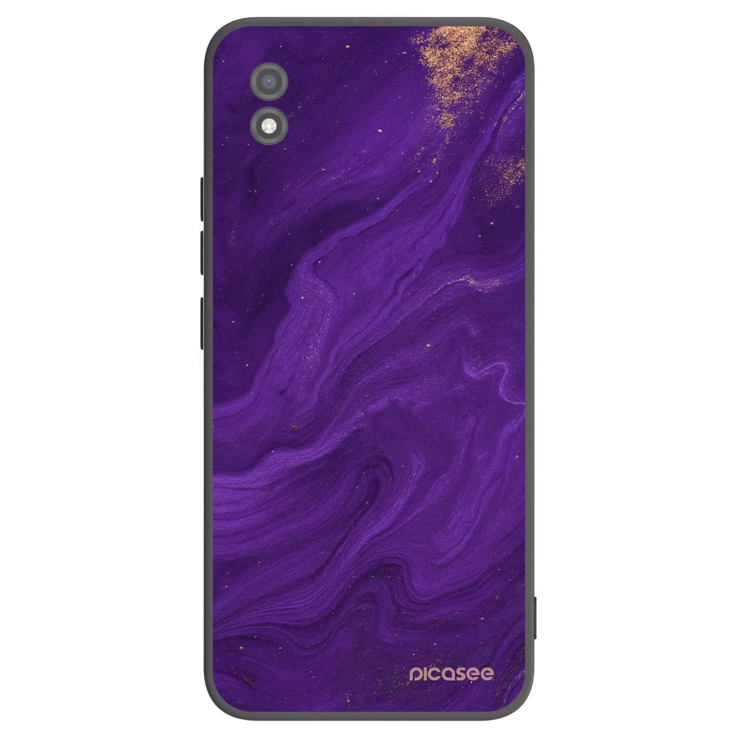 Picasee Μαύρη θήκη σιλικόνης για Realme C11 (2021) - Purple