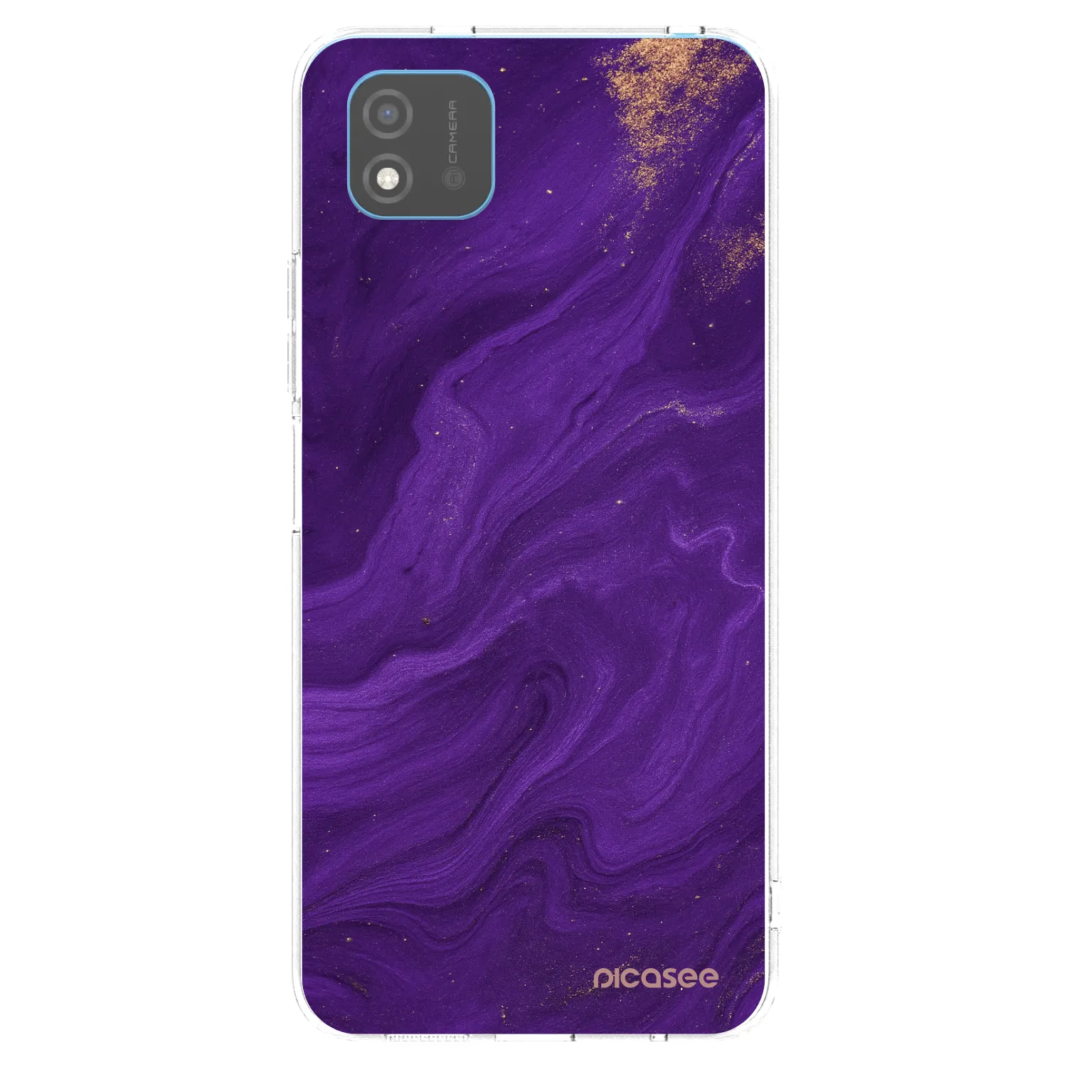 Picasee διαφανής θήκη σιλικόνης Realme C11 (2021) - Purple