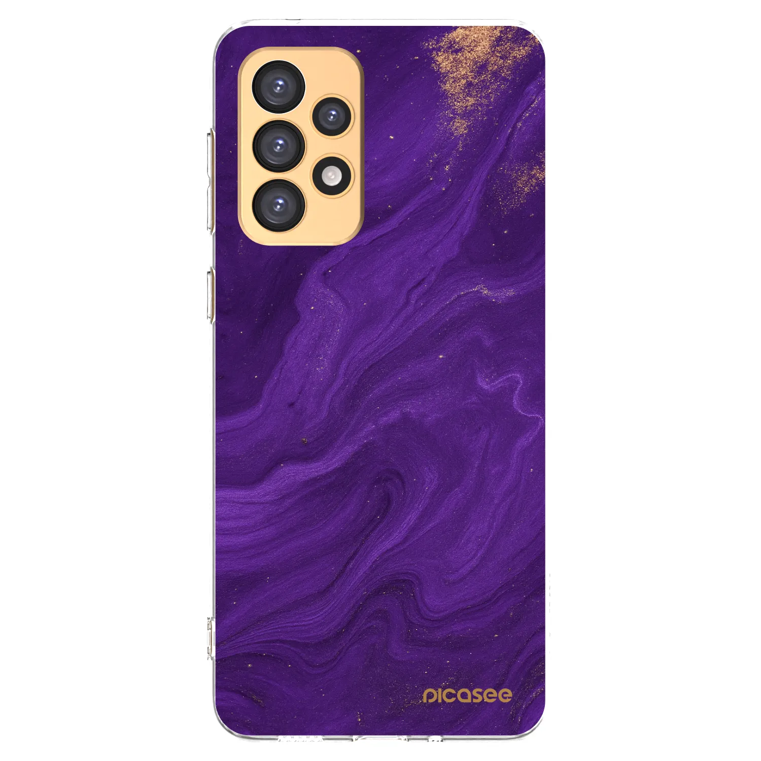 Picasee διαφανής θήκη σιλικόνης Samsung Galaxy A33 5G A336 - Purple