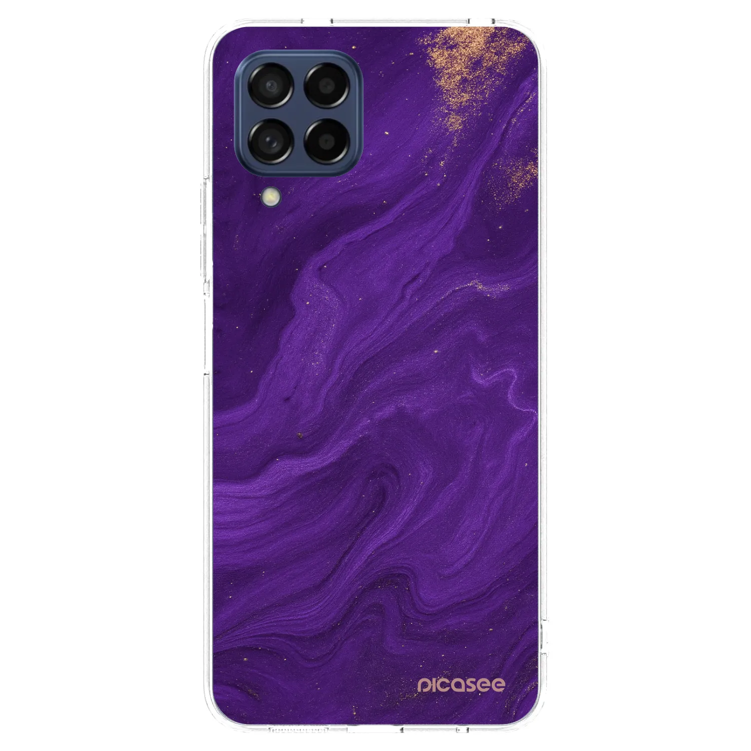 Picasee διαφανής θήκη σιλικόνης Samsung Galaxy M53 5G - Purple