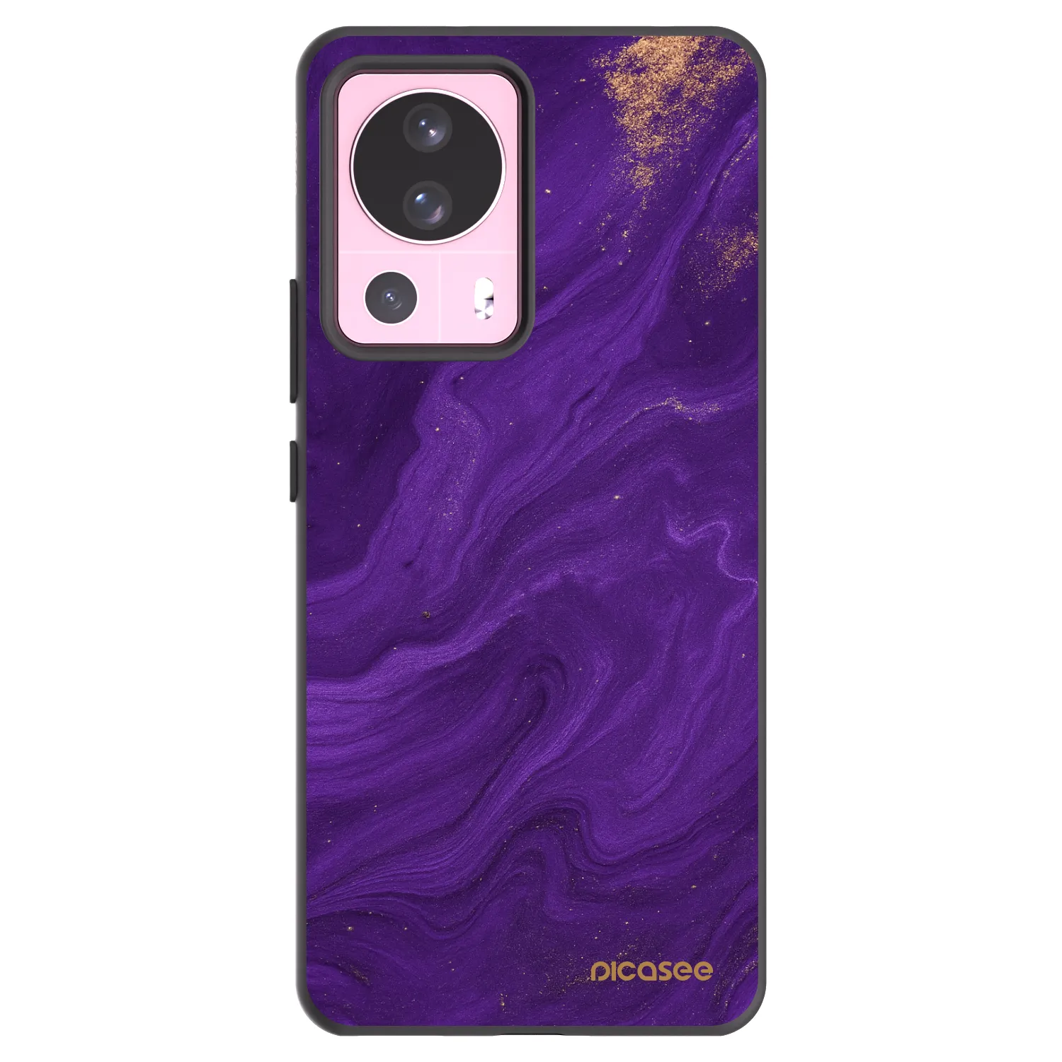 Picasee Μαύρη θήκη σιλικόνης για Xiaomi 13 Lite - Purple