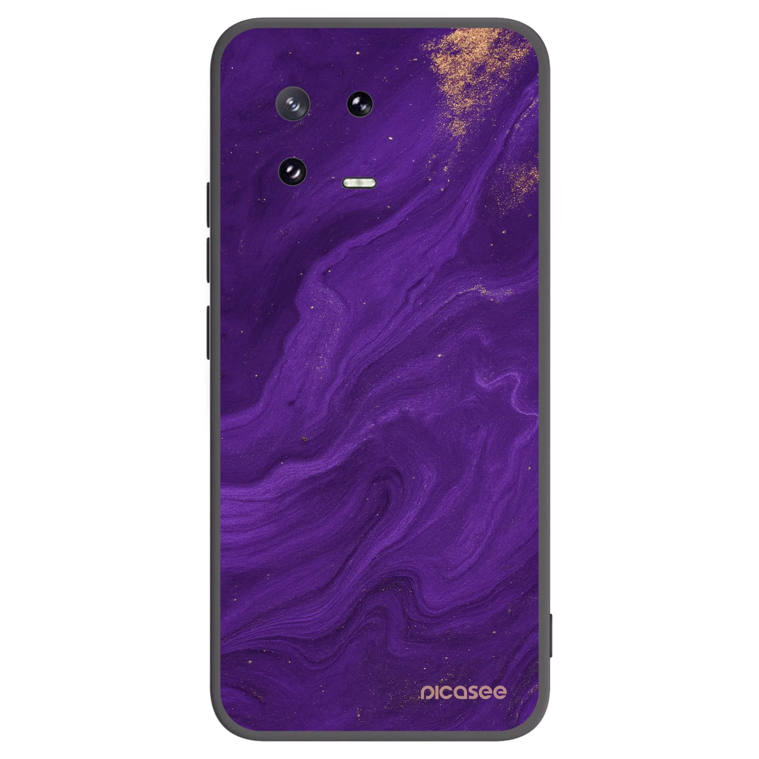 Picasee Μαύρη θήκη σιλικόνης για Xiaomi 13 Pro - Purple