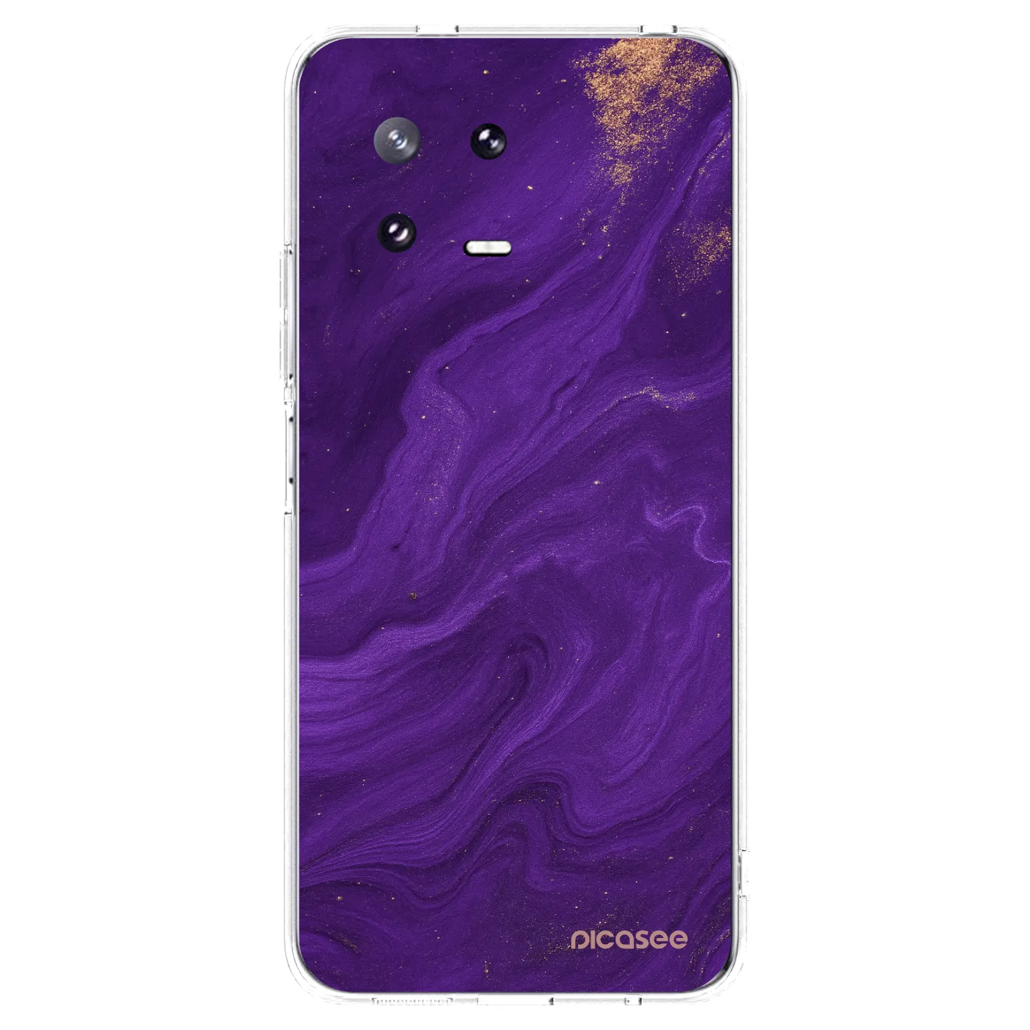 Picasee διαφανής θήκη σιλικόνης Xiaomi 13 Pro - Purple