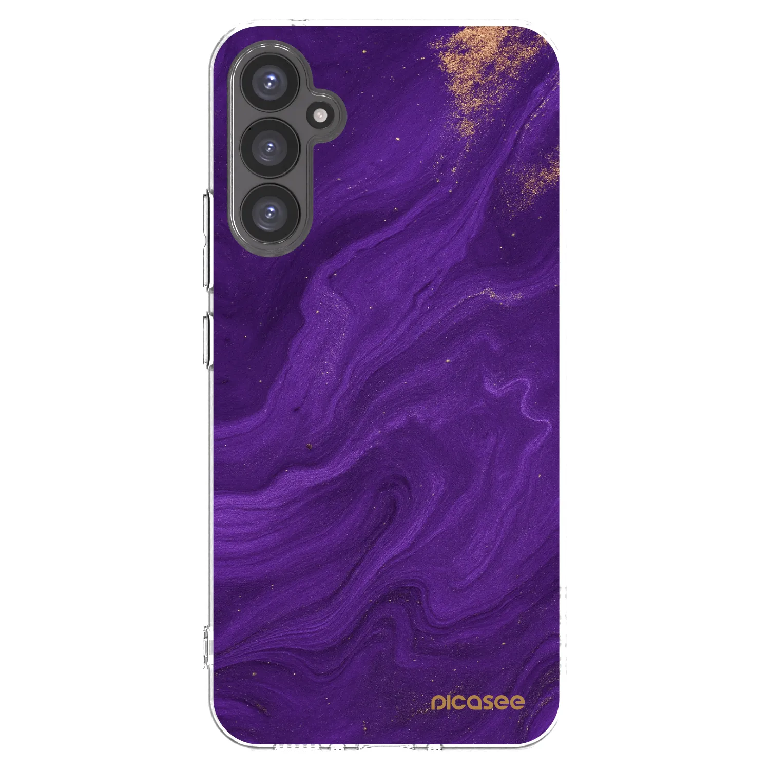 Picasee διαφανής θήκη σιλικόνης Samsung Galaxy A34 5G A346B - Purple