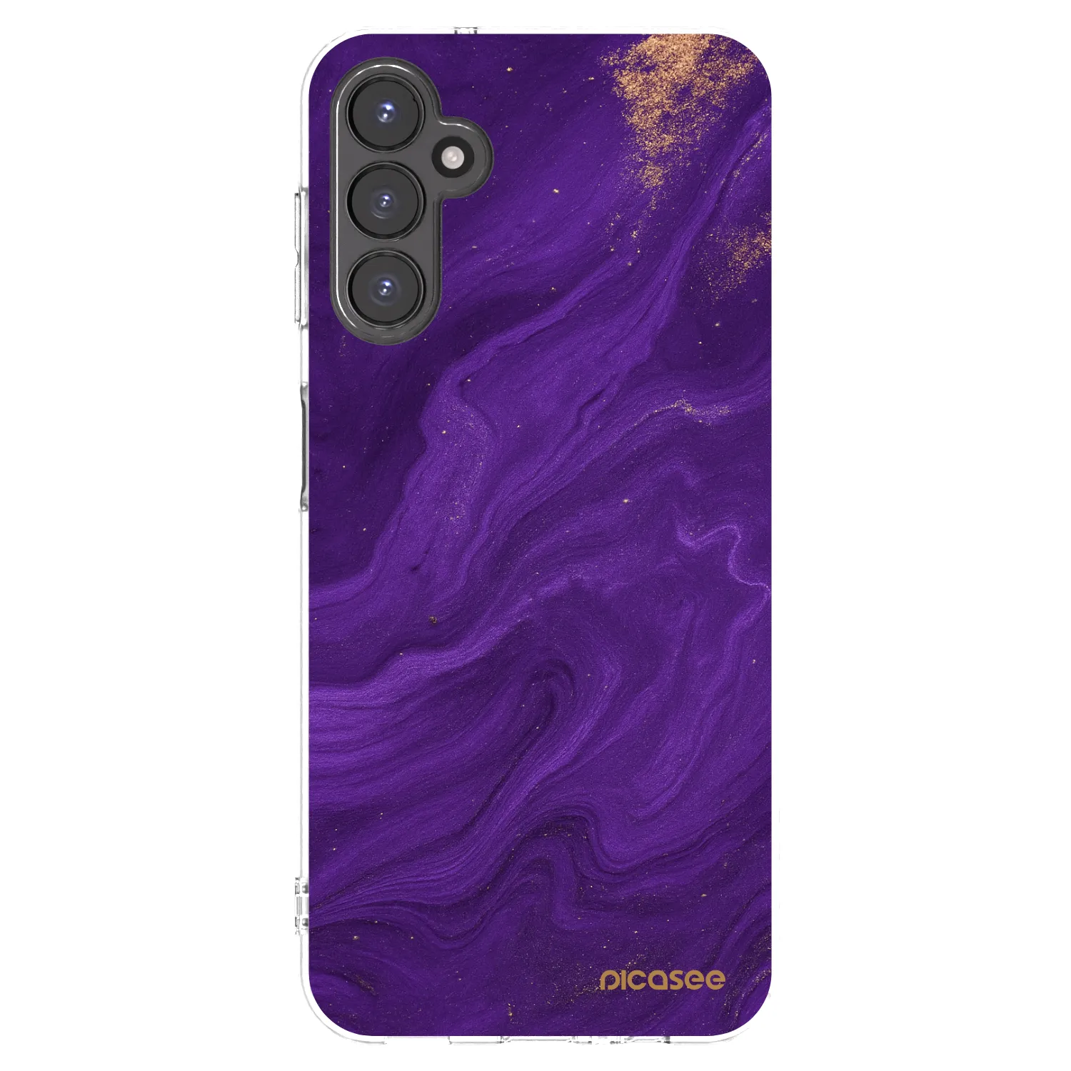 Picasee διαφανής θήκη σιλικόνης Samsung Galaxy A14 5G A146P - Purple
