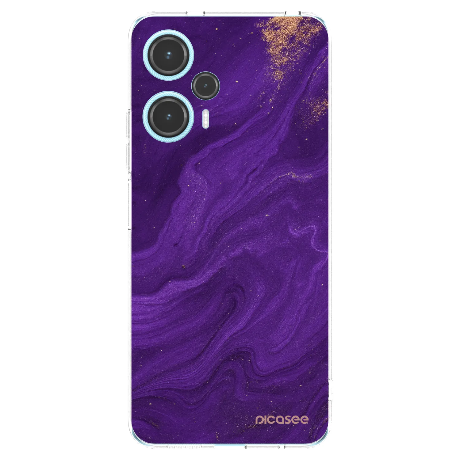Picasee διαφανής θήκη σιλικόνης Xiaomi Poco F5 - Purple