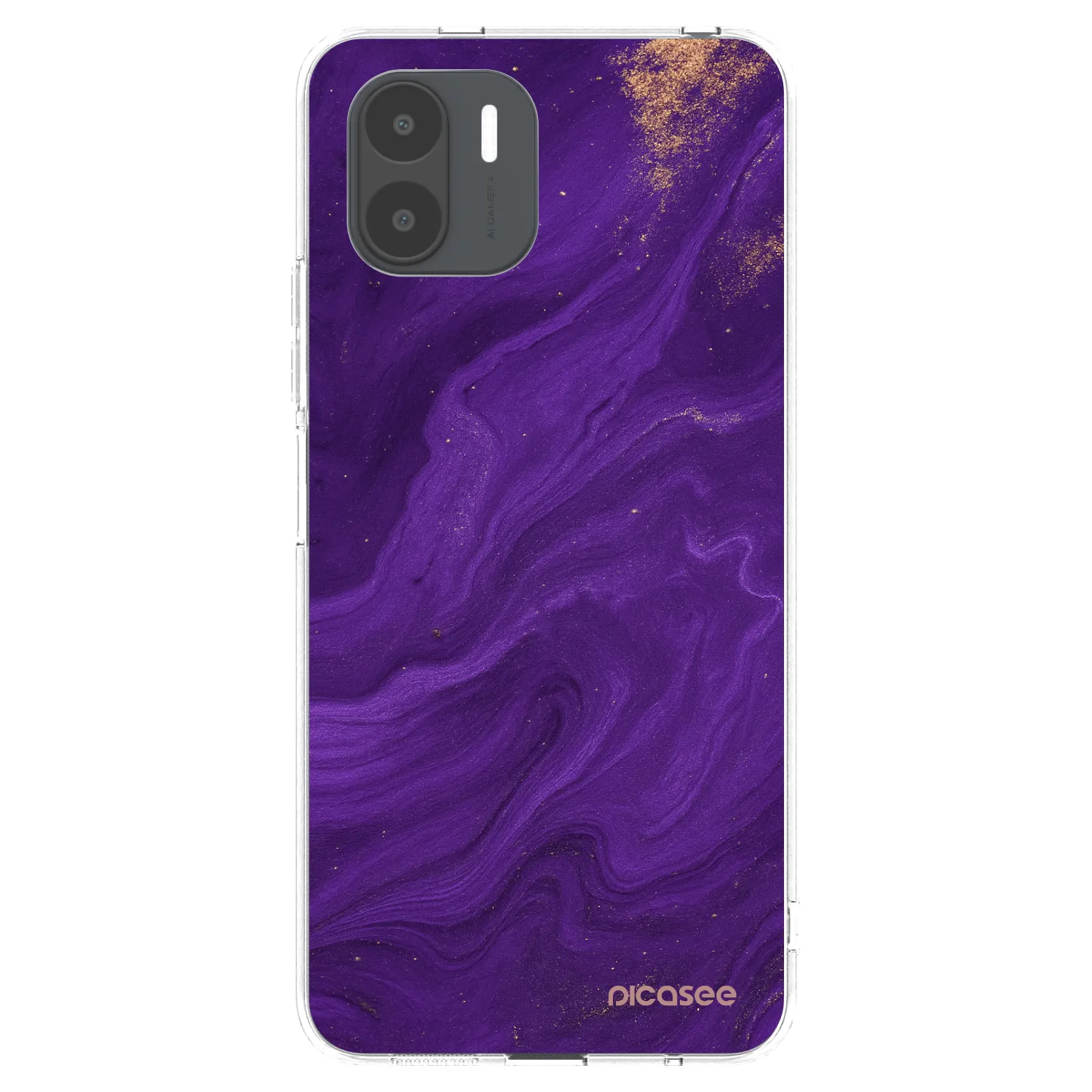Picasee διαφανής θήκη σιλικόνης Xiaomi Redmi A2 - Purple