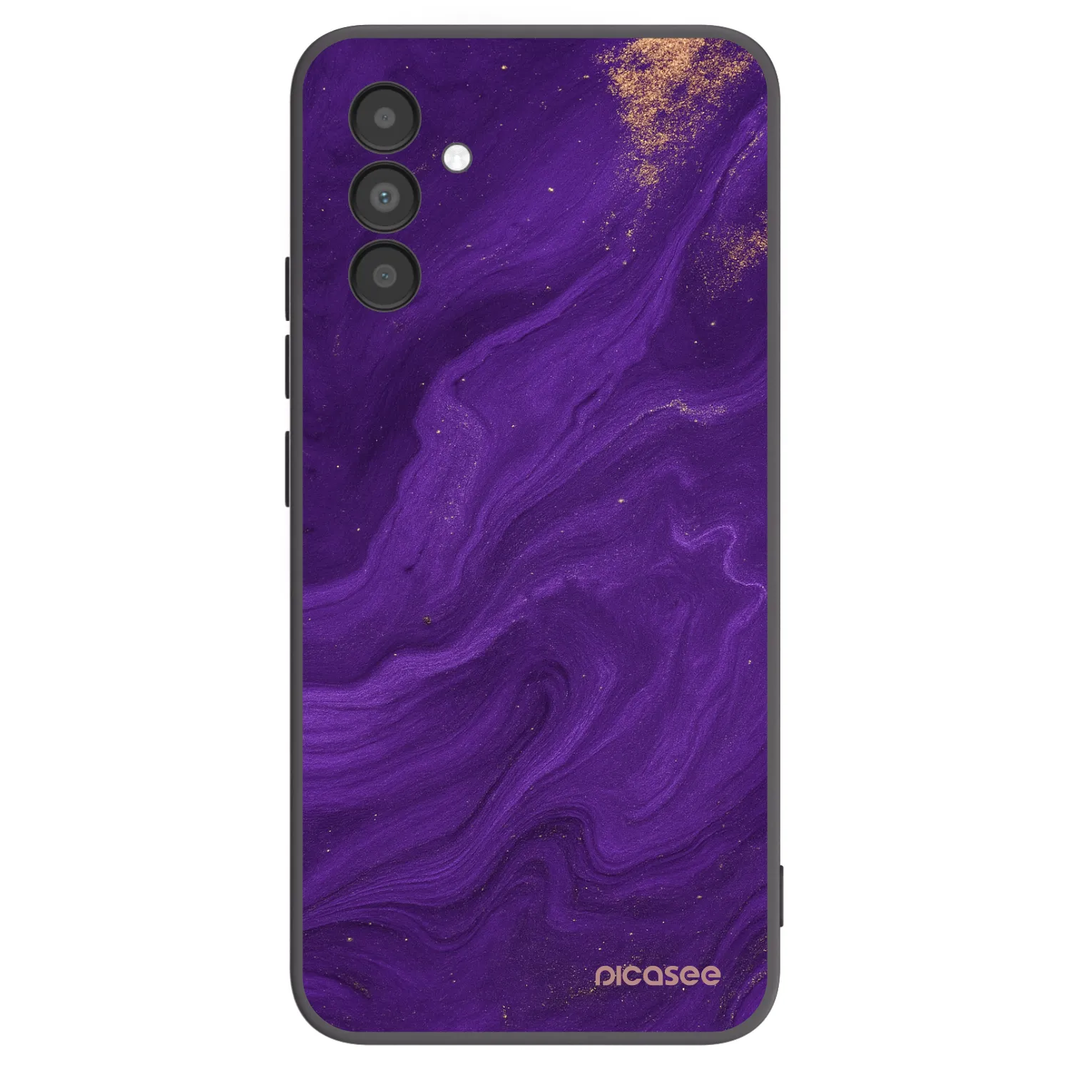 Picasee Μαύρη θήκη σιλικόνης για Samsung Galaxy A04s A047F - Purple