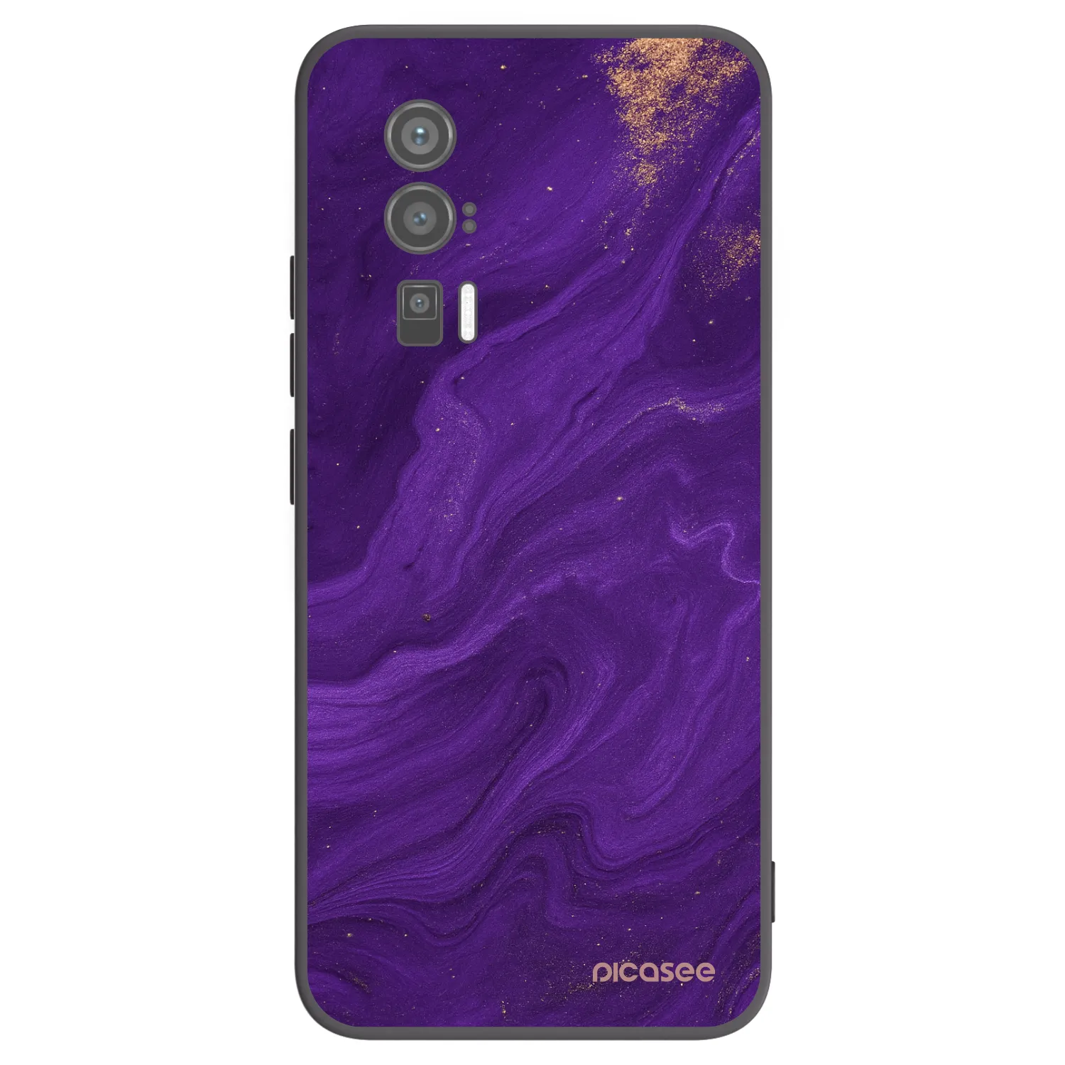 Picasee Μαύρη θήκη σιλικόνης για Xiaomi Poco F5 Pro 5G - Purple