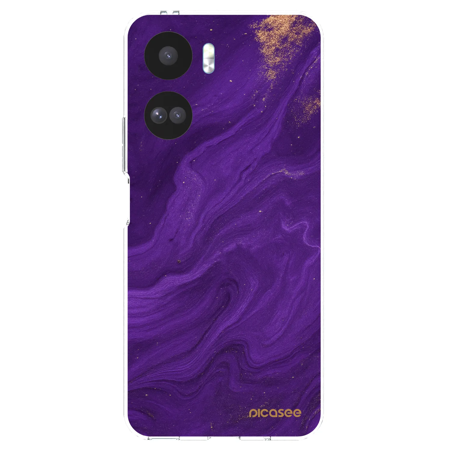 Picasee διαφανής θήκη σιλικόνης Honor 90 Lite 5G - Purple