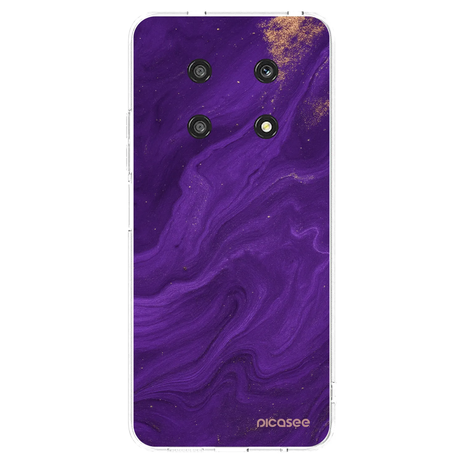 Picasee διαφανής θήκη σιλικόνης Honor Magic4 Lite 5G - Purple