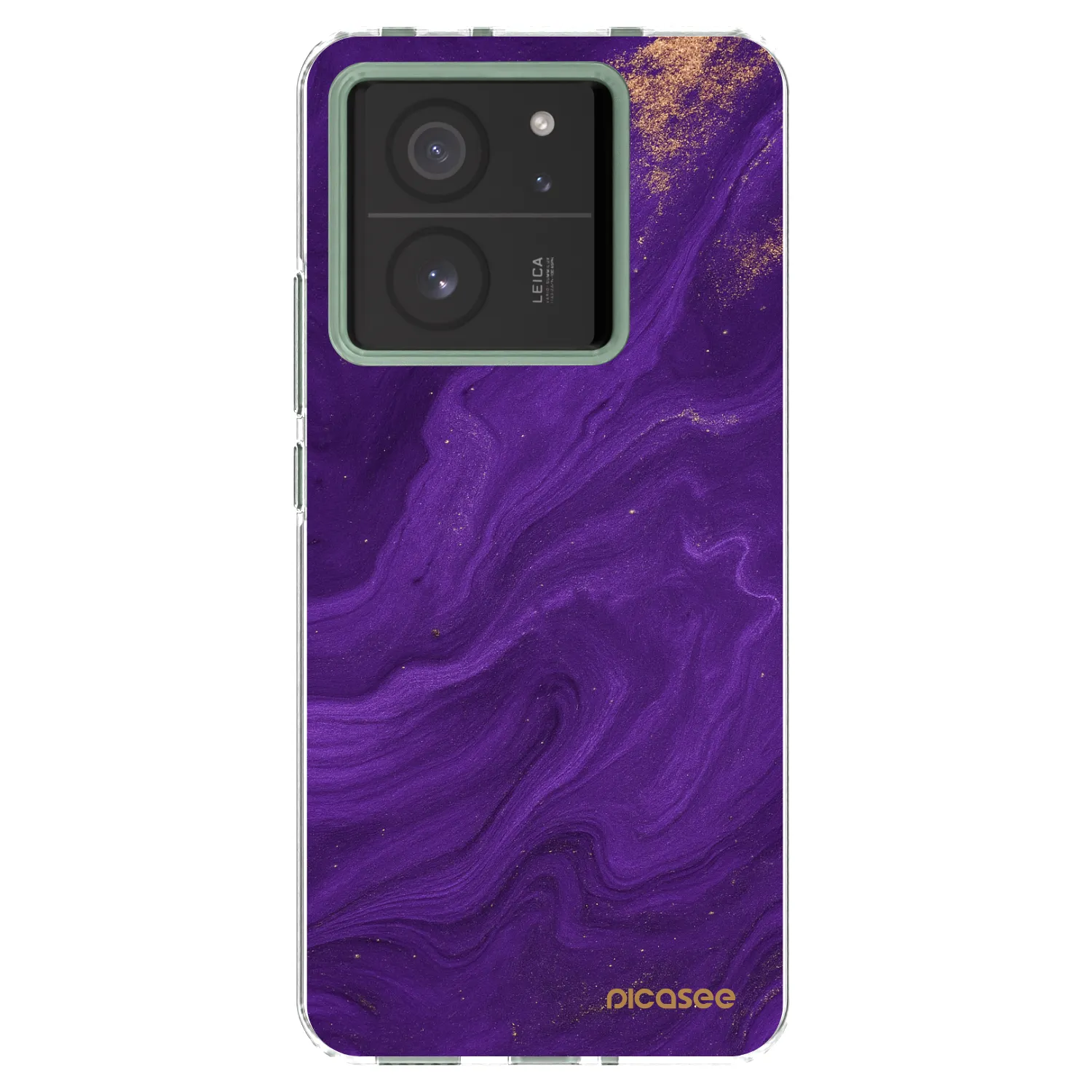 Picasee διαφανής θήκη σιλικόνης Xiaomi 13T - Purple