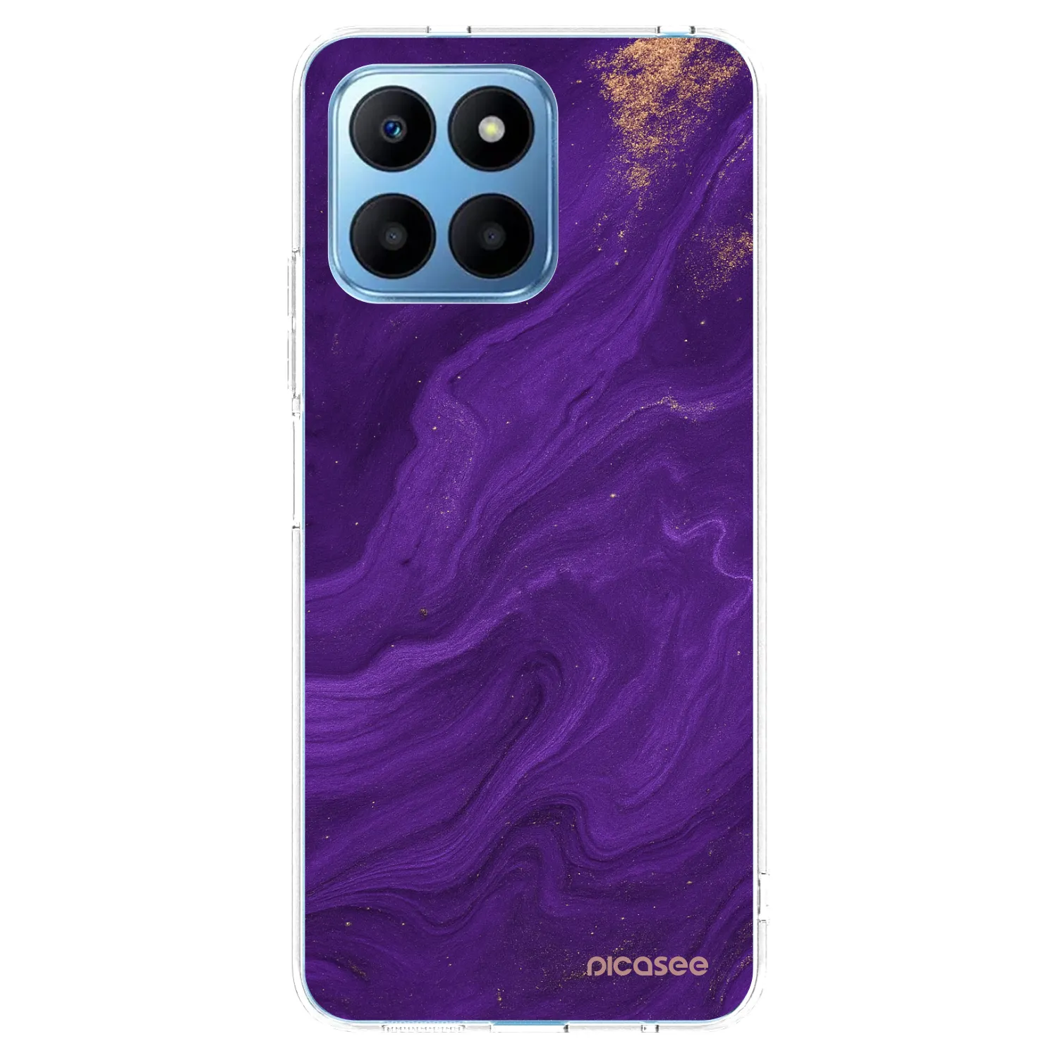 Picasee διαφανής θήκη σιλικόνης Honor 70 Lite - Purple