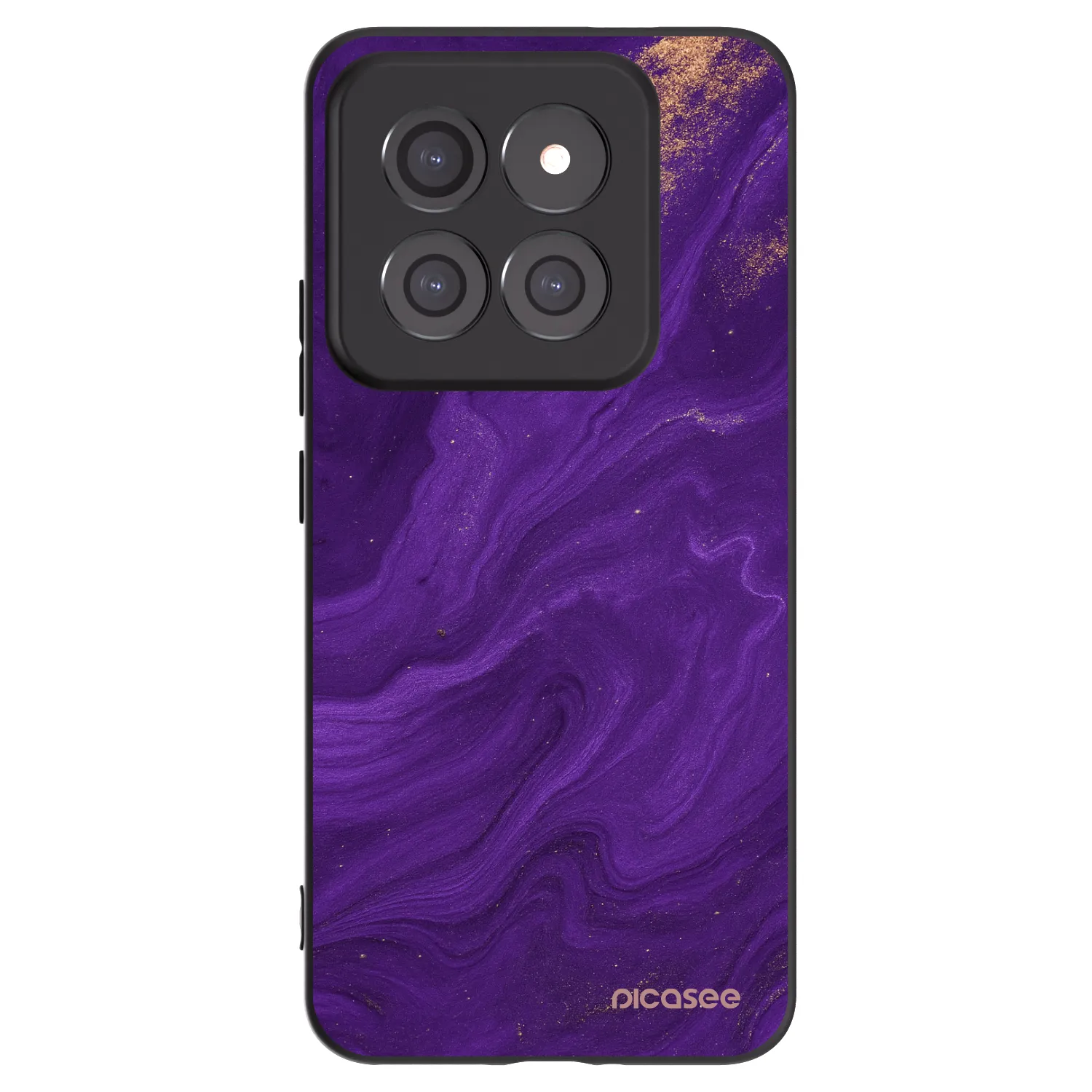 Picasee Μαύρη θήκη σιλικόνης για Xiaomi 14 Pro - Purple