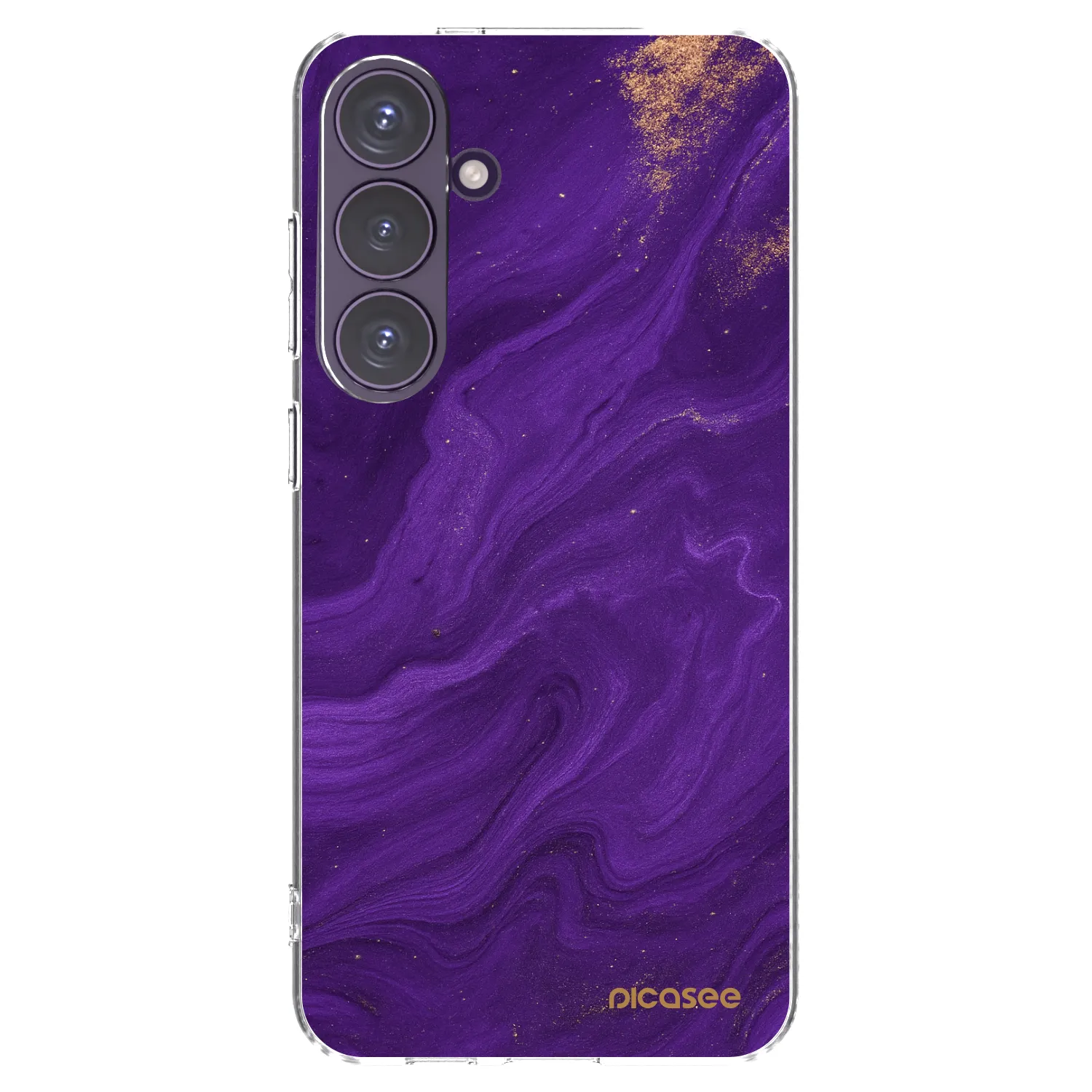 Picasee διαφανής θήκη σιλικόνης Samsung Galaxy S24+ S926B 5G - Purple