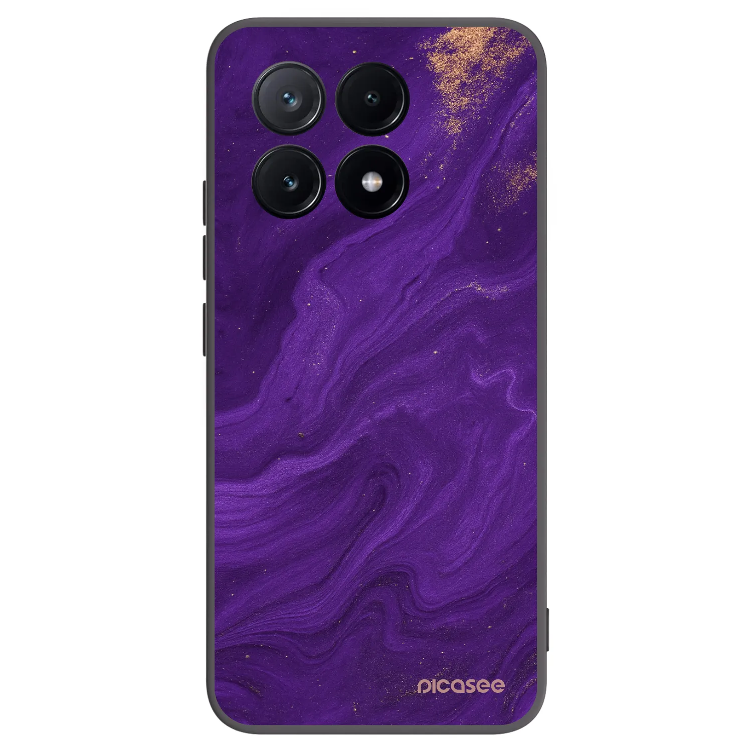 Picasee Μαύρη θήκη σιλικόνης για Xiaomi Poco X6 Pro - Purple