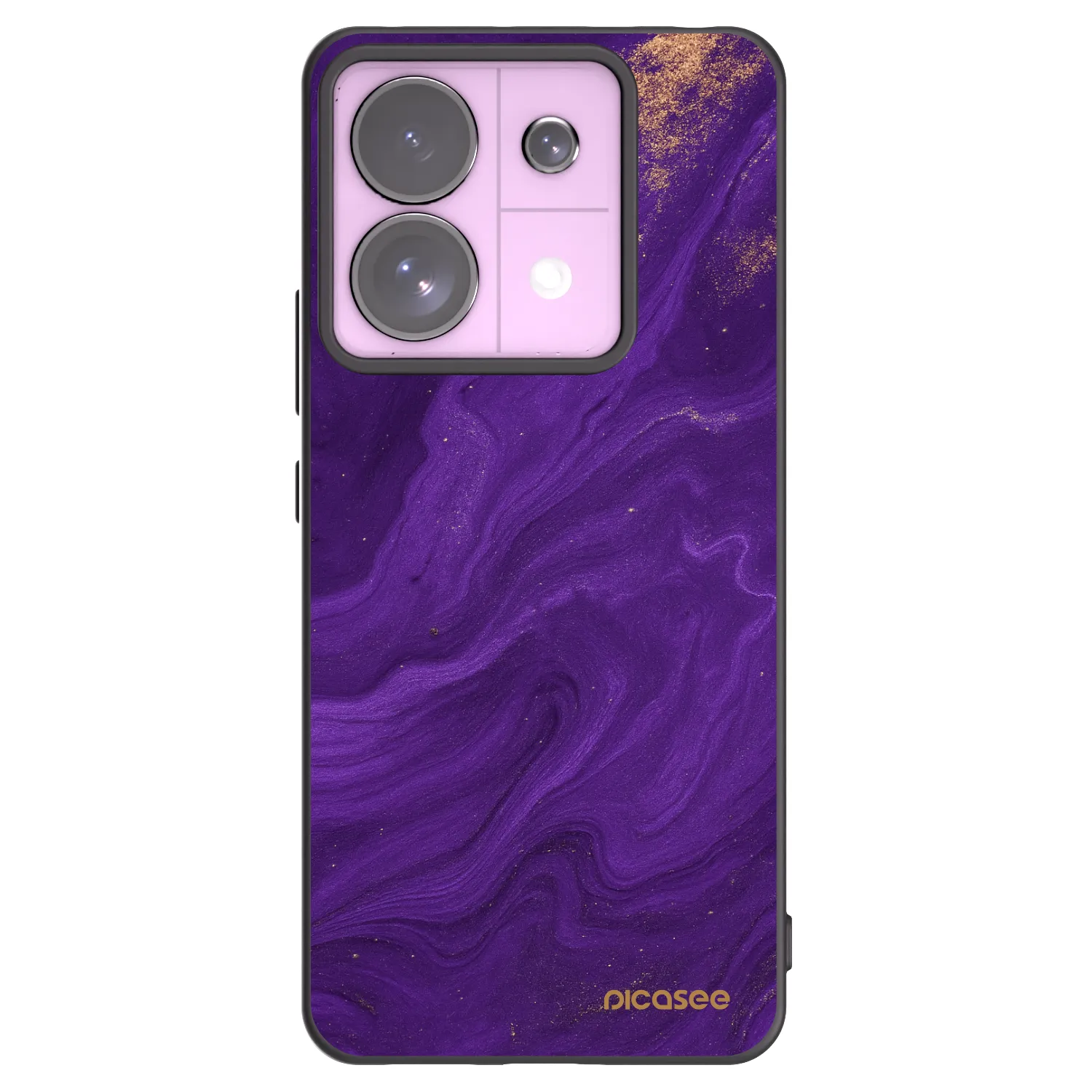 Picasee Μαύρη θήκη σιλικόνης για Xiaomi Redmi Note 13 Pro 5G - Purple