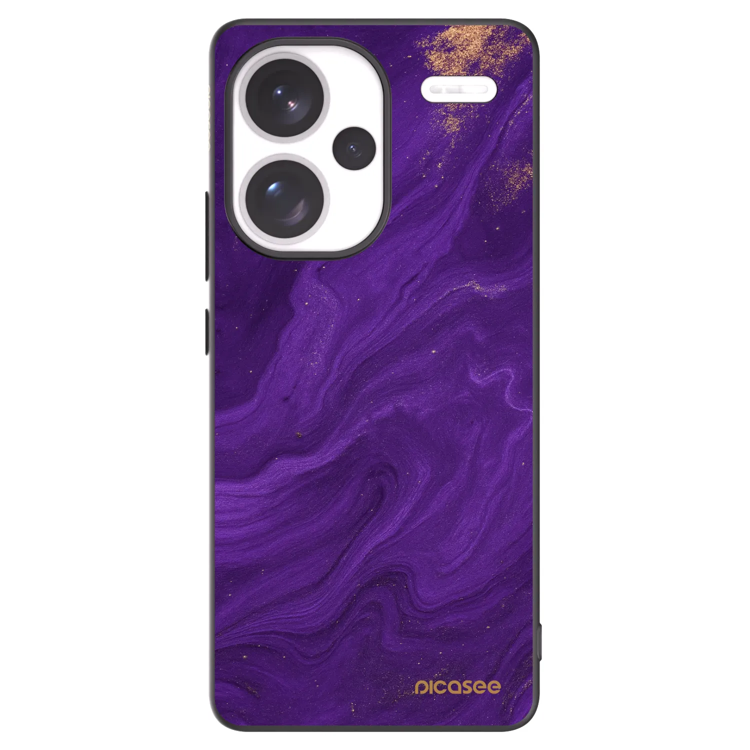 Picasee Μαύρη θήκη σιλικόνης για Xiaomi Redmi Note 13 Pro+ 5G - Purple