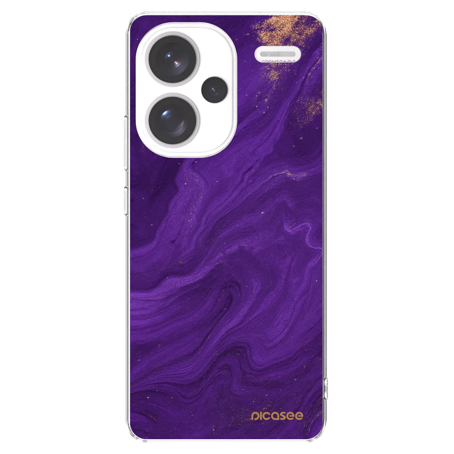 Picasee διαφανής θήκη σιλικόνης Xiaomi Redmi Note 13 Pro+ 5G - Purple