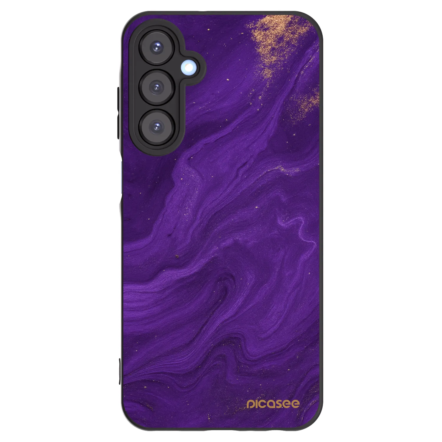 Picasee Μαύρη θήκη σιλικόνης για Samsung Galaxy A25 A256B 5G - Purple