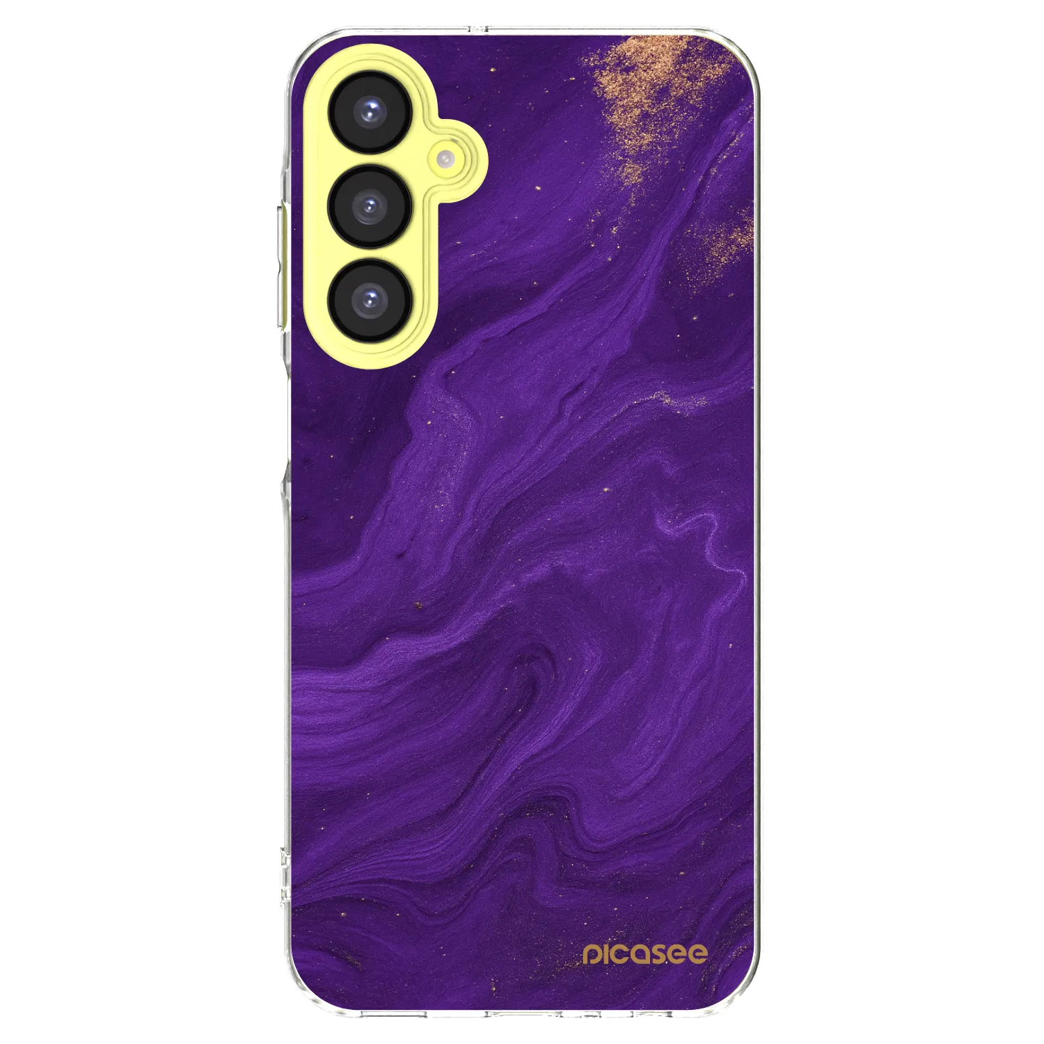 Picasee διαφανής θήκη σιλικόνης Samsung Galaxy A25 A256B 5G - Purple