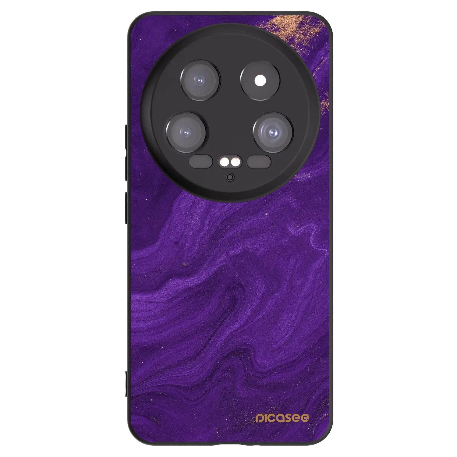 Picasee Μαύρη θήκη σιλικόνης για Xiaomi 14 Ultra - Purple