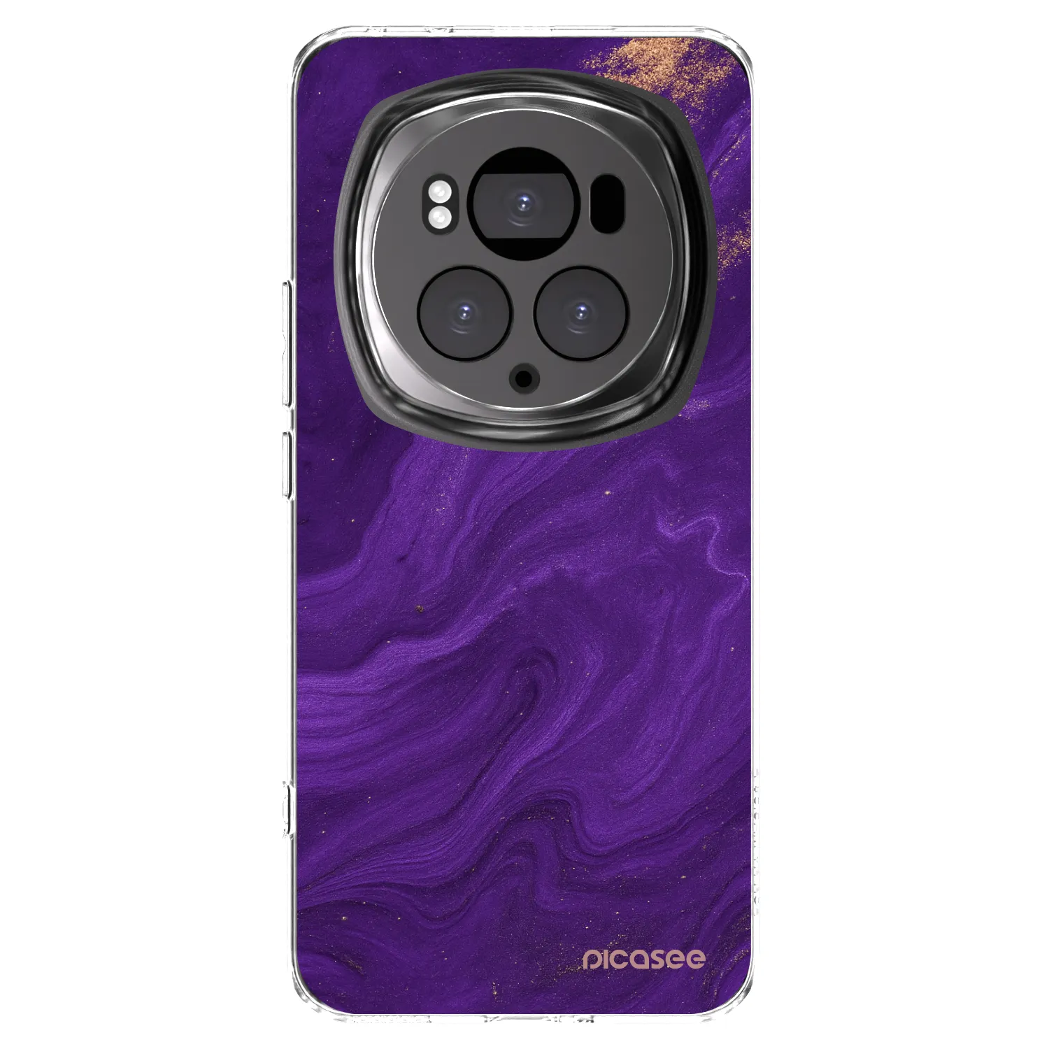 Picasee διαφανής θήκη σιλικόνης Honor Magic6 Pro - Purple