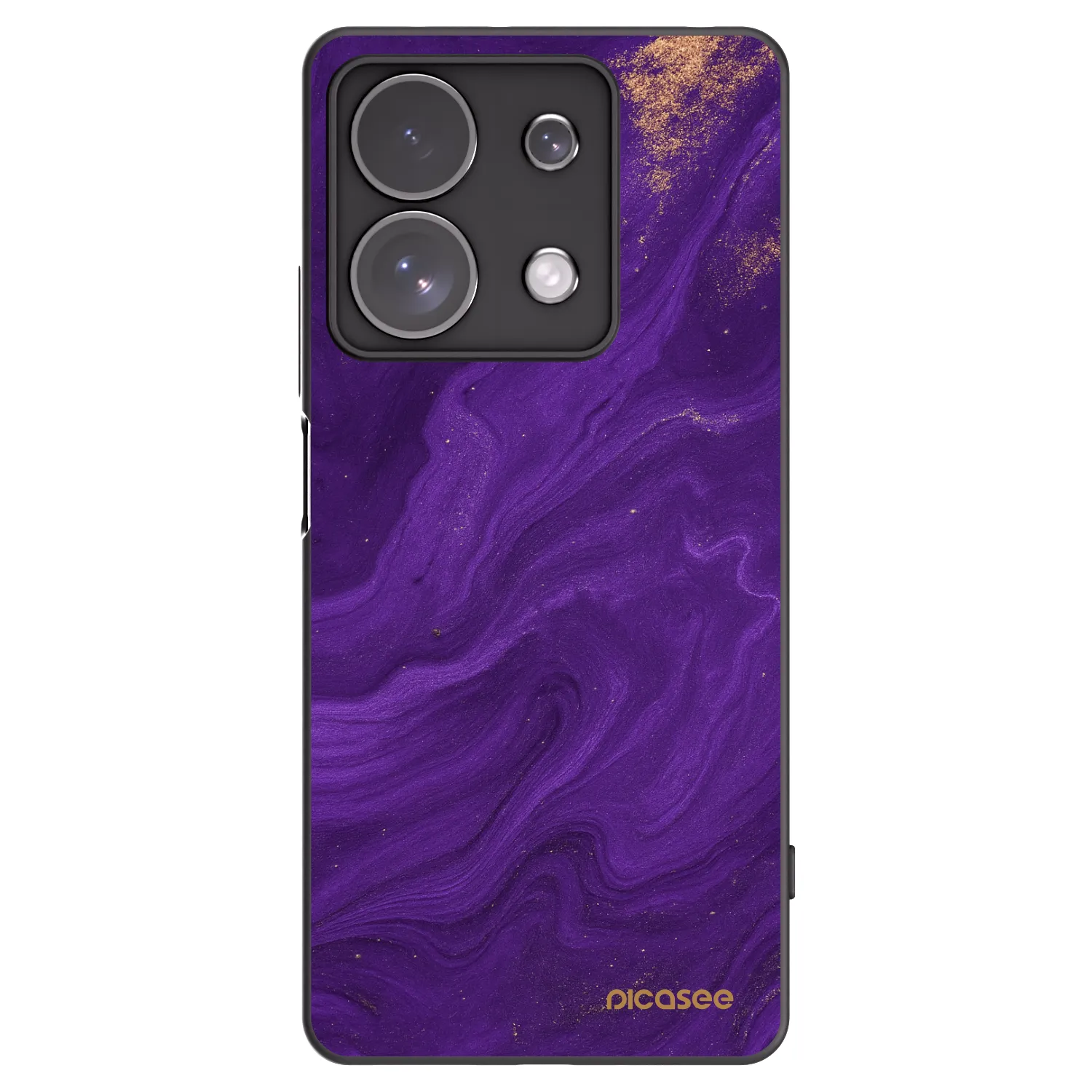 Picasee Μαύρη θήκη σιλικόνης για Xiaomi Redmi Note 13 Pro 4G - Purple