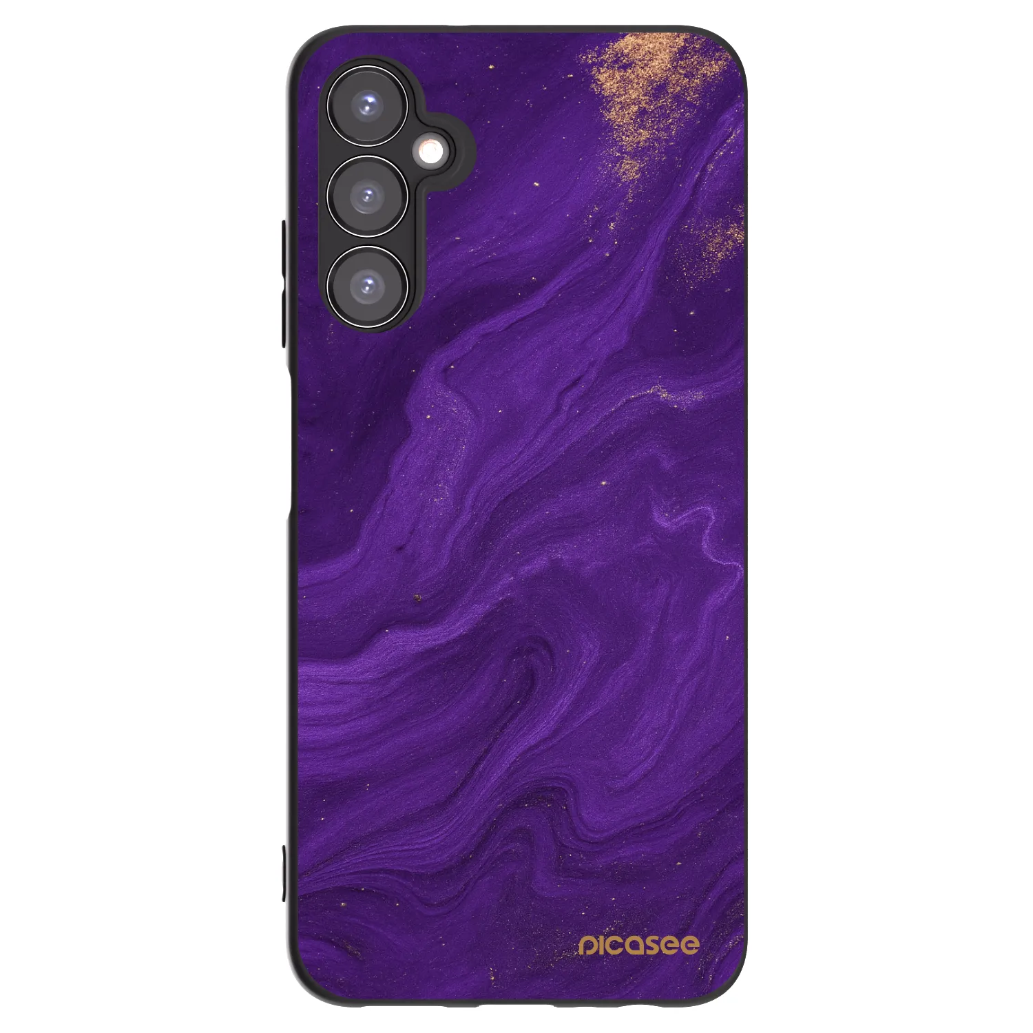 Picasee Μαύρη θήκη σιλικόνης για Samsung Galaxy A05s A057G - Purple