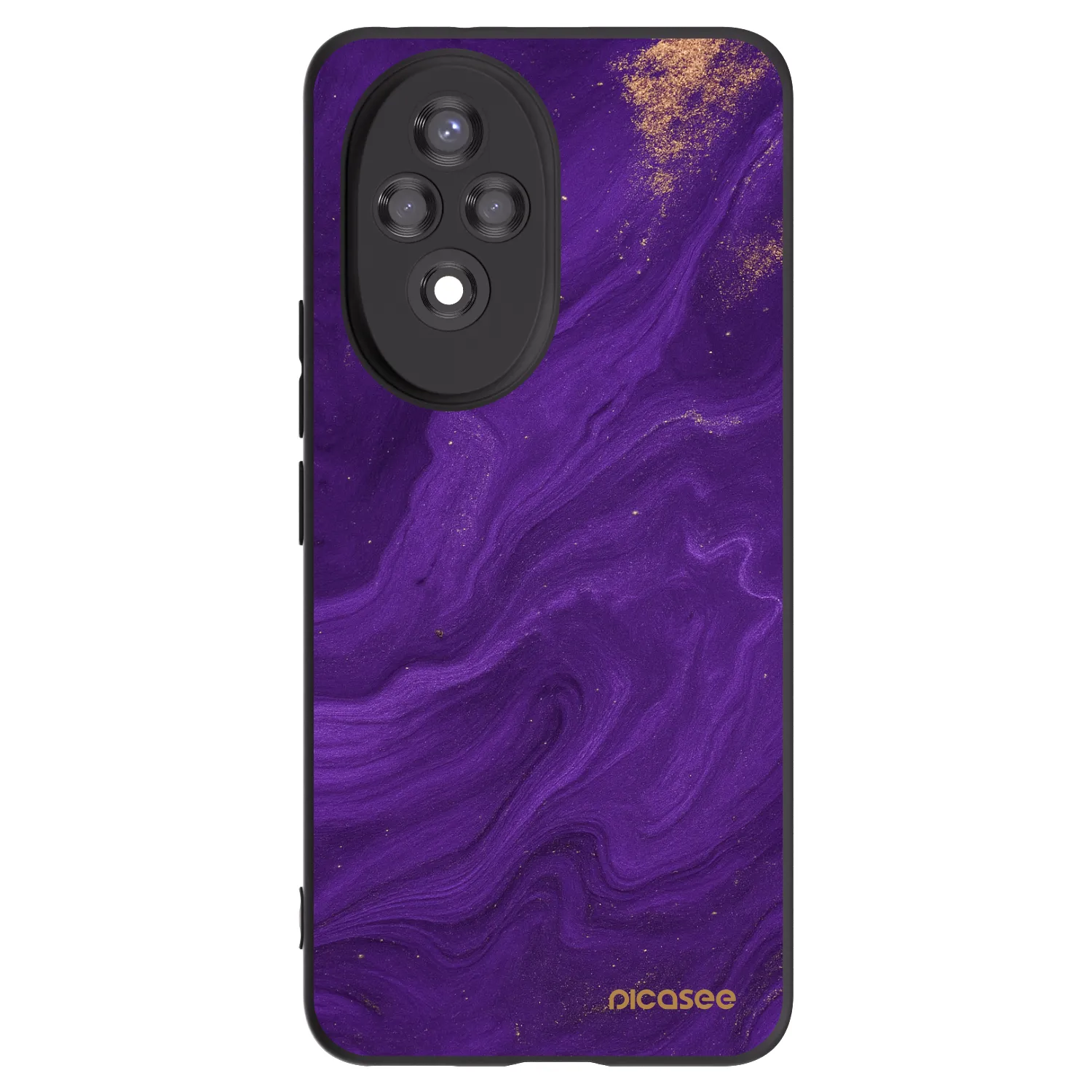 Picasee Μαύρη θήκη σιλικόνης για Honor 200 5G - Purple