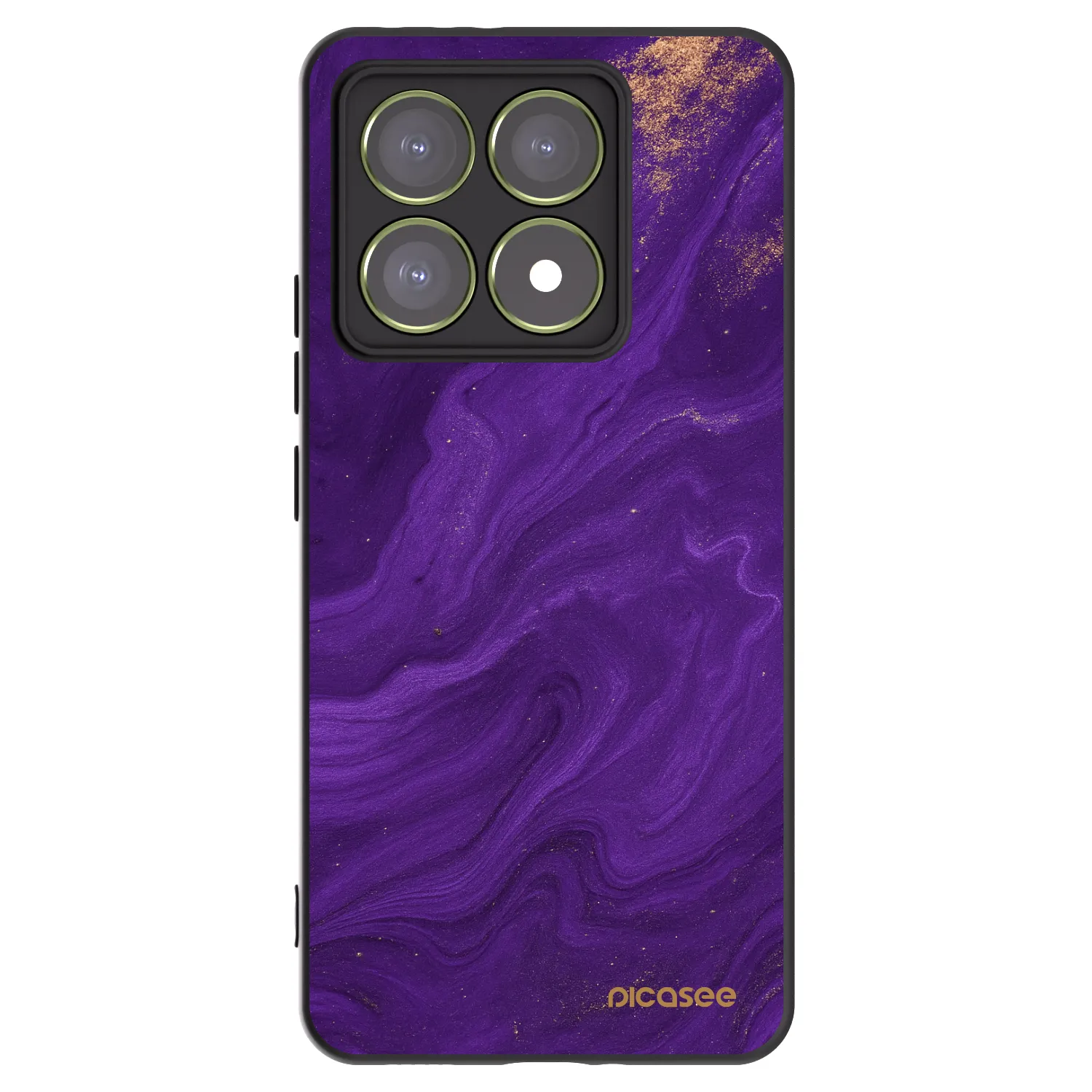 Picasee Μαύρη θήκη σιλικόνης για Xiaomi 14T - Purple