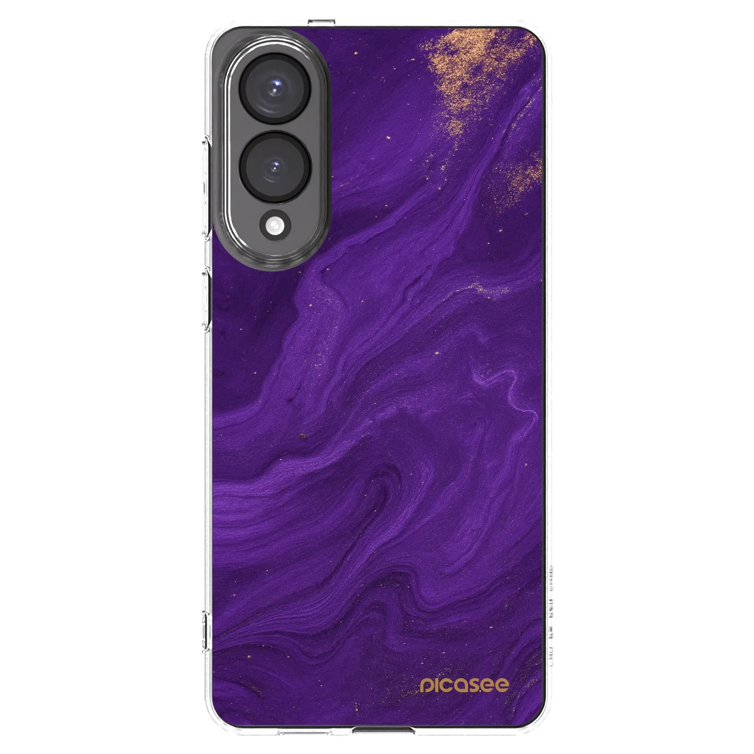 Picasee διαφανής θήκη σιλικόνης Samsung Galaxy S25 Edge 5G - Purple