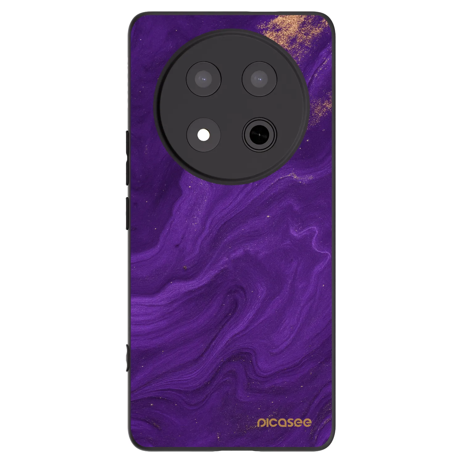 Picasee Μαύρη θήκη σιλικόνης για Honor Magic7 Lite 5G - Purple