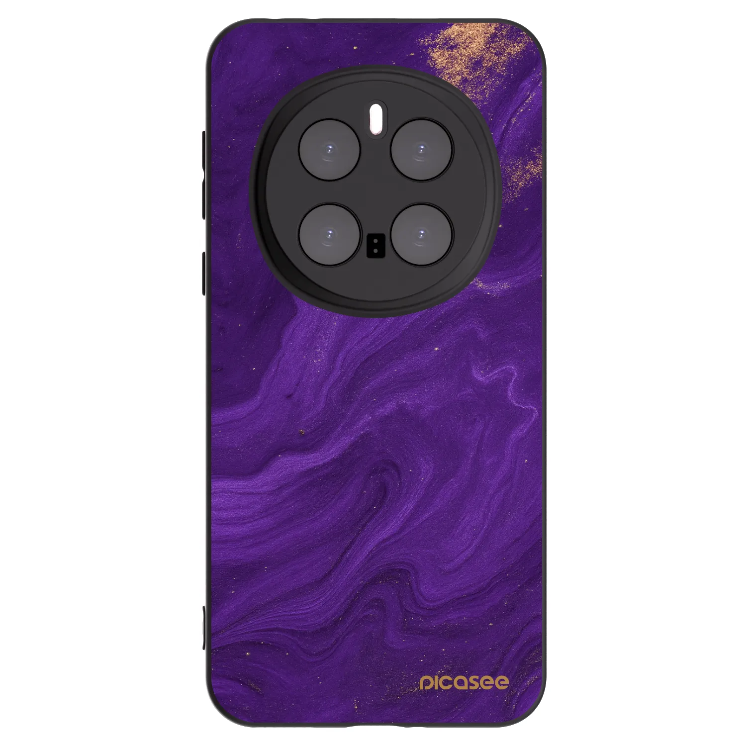 Picasee Μαύρη θήκη σιλικόνης για Honor Magic7 Pro 5G - Purple
